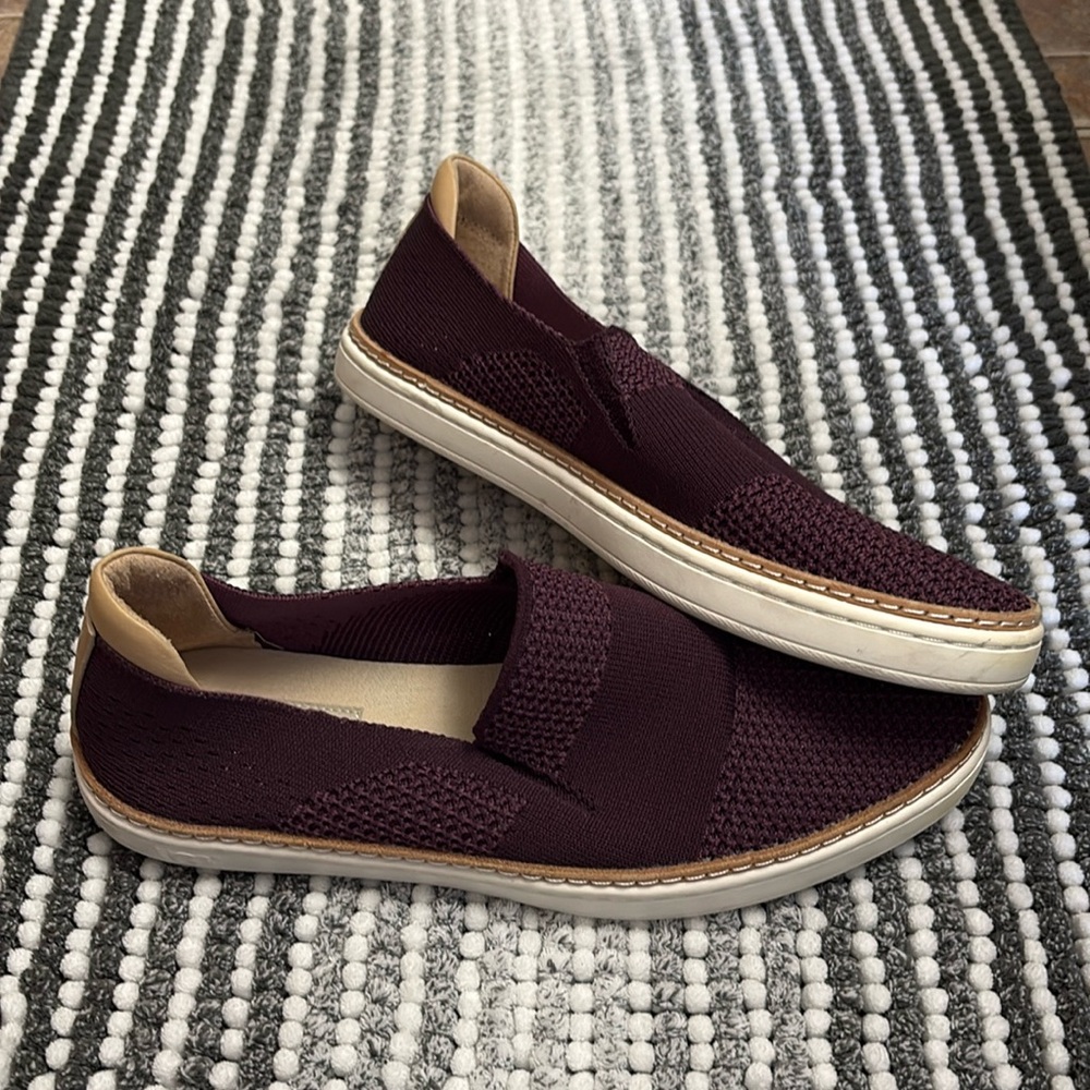Ugg Sammy Slip-on Knit Sneakers- Purple